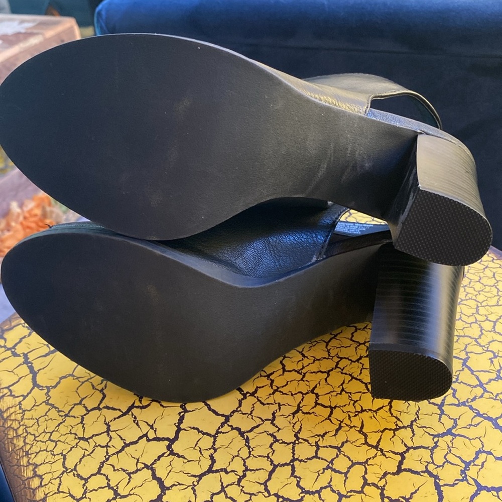 Women’s Size 8 Apt 9 Open-Heel, Open-Toe Black An… - image 7